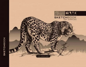 Sketchbook KRAFT LEOPARD 19,7?14,5 cm