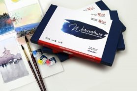 Akvarelové barvy Classic 24 barev v kartonové krabičce