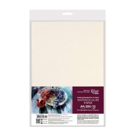 Papíry pro akvarel Rosa A4 200g 10 listů