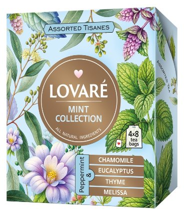 LOVARÉ Mint collection 41,6g (32 sáčků, kolekce čajů)