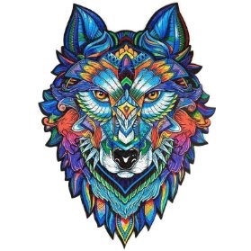 UNIDRAGON dřevěné puzzle VLK velikost KS (30x41cm)
