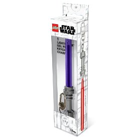 LEGO Star Wars gelové pero Světelný meč s klipem - fialové