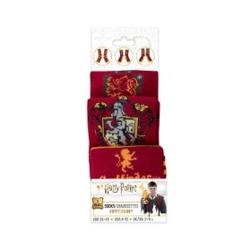 Harry Potter Ponožky 3 páry - Nebelvír (velikost 35-45)