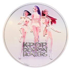 KPop Demon Hunters Plechová cedule - Huntr/x Soundtrack Cover