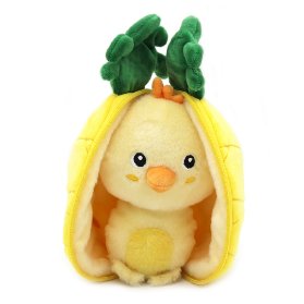 FLIPETZ 2v1 Plyšové kuřátko/ananas Nugget