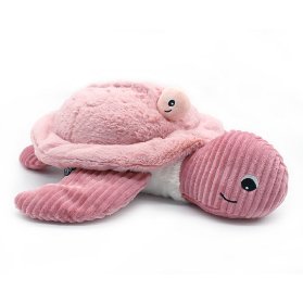 Ptipotos Plyšová želva velká Savenou růžová (máma s miminkem) 40 cm