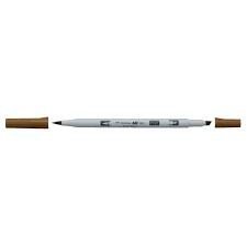 Tombow Oboustranný štětcový lihový fix ABT PRO - dark ochre