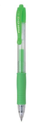 Pilot G-2 Neon Gelový roller 0,7 mm - neonová zelená
