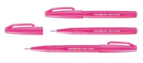 Popisovač Pentel Touch Brush - růžový