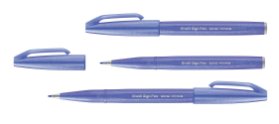 Popisovač Pentel Brush Sign Pen - modrofialový