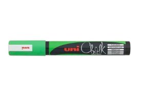 PWE-5M křídový popisovač UNI Chalk Marker fluo-zelený