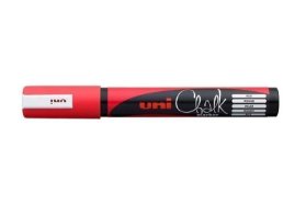 PWE-5M křídový popisovač UNI Chalk Marker červený