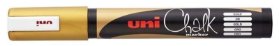 PWE-5M křídový popisovač UNI Chalk Marker zlatý