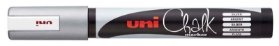 PWE-5M křídový popisovač UNI Chalk Marker stříbrný
