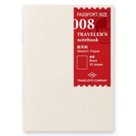 TRC Notebook (passport size) 008 náplň: skicák