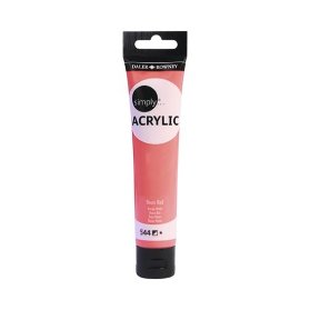 Daler - Rowney SIMPLY akrylová barva - Neon Red 75 ml
