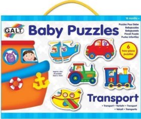 Puzzle pro nejmenší – dopravní prostředky 2.