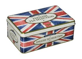 Čaj plechovka TT28, 100 sáčků (200g), RETRO UNION JACK, NET