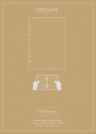 Filofax papír A5 čtverečkovaný