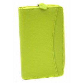 Diář COMPACT Saffiano Zip limetková