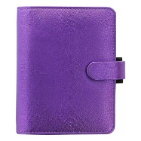 Diář Filofax Saffiano Metallic Violet kapesní