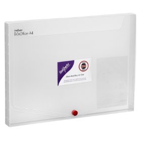 Box na dokumenty, PP, A4, 25mm, transparentní