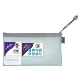 Kapsa na zip Zippa-Bag EVA mesh, DL, pastelová modrá