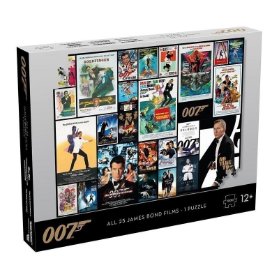 Puzzle James Bond 007 Filmové plakáty - 1000 dílků