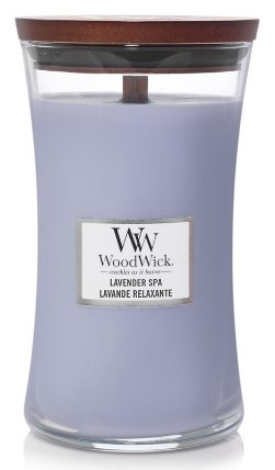 WoodWick Lavender Spa svíčka váza 609g