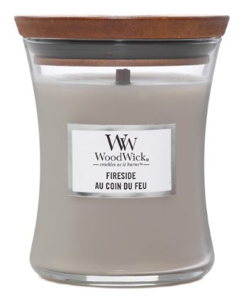WoodWick Fireside svíčka váza 275g