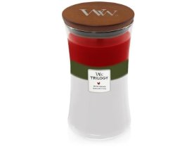 WoodWick Trilogy Winter Garland svíčka váza 609g