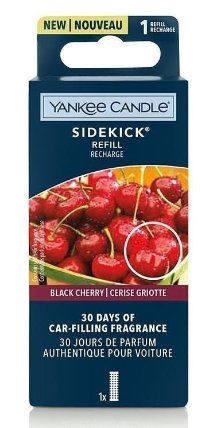 YANKEE CANDLE Sidekick Black Cherry - vůně do auta náhradní náplň