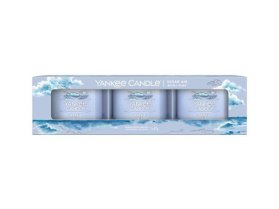 YANKEE CANDLE Ocean Air svíčka votivní 3ks sada