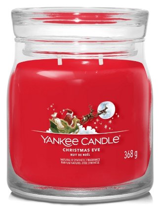YANKEE CANDLE Christmas Eve svíčka 368g /2 knoty (Signature střední)
