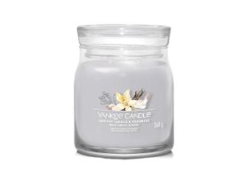 YANKEE CANDLE Smoked Vanilla & Cashmere svíčka 368g / 2 knoty (Signature střední)