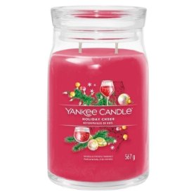 YANKEE CANDLE Holiday Cheer svíčka 567g / 2 knoty (Signature tumbler velký )