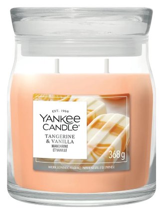 Svíčka Signature sklo střední 2knoty/Tangerine & Vanilla