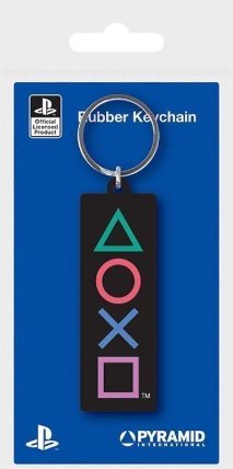 Klíčenka gumová Playstation