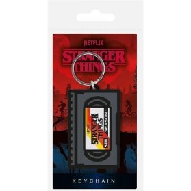 Klíčenka gumová Stranger Things – kazeta