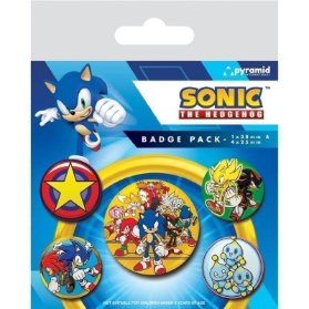 Sonic - set odznaků