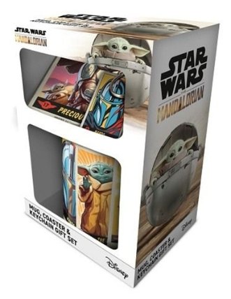 Star Wars Dárkový set - Mandalorian (hrnek + klíčenka)