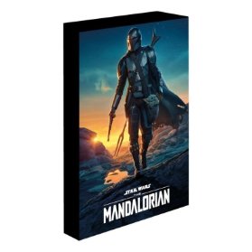 Obraz LED svítící 30x40 cm - Mandalorian