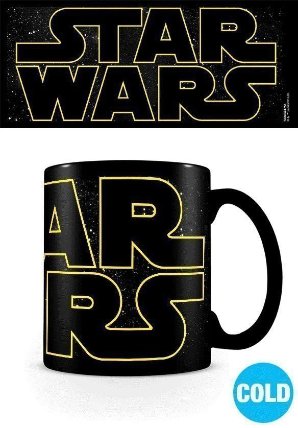 Hrnek Star Wars / logo 315 ml - měnící se