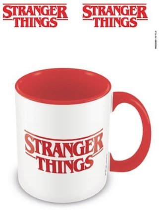 Hrnek keramický Stranger Things - Logo červený