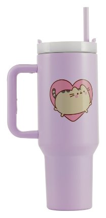 Pusheen cestovní hrnek s brčkem
