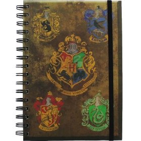 Blok A5 kroužkový - Harry Potter, linkovaný