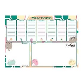 Týdenní plánovač Pusheen Botanical A4