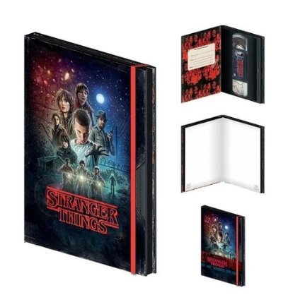 Stranger Things Zápisník premium - VHS