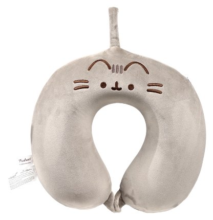 Cestovní polštářek z paměťové pěny - Kočka Pusheen