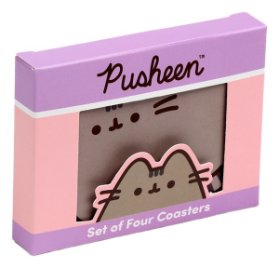Sada 4 podtácků - Kočka Pusheen